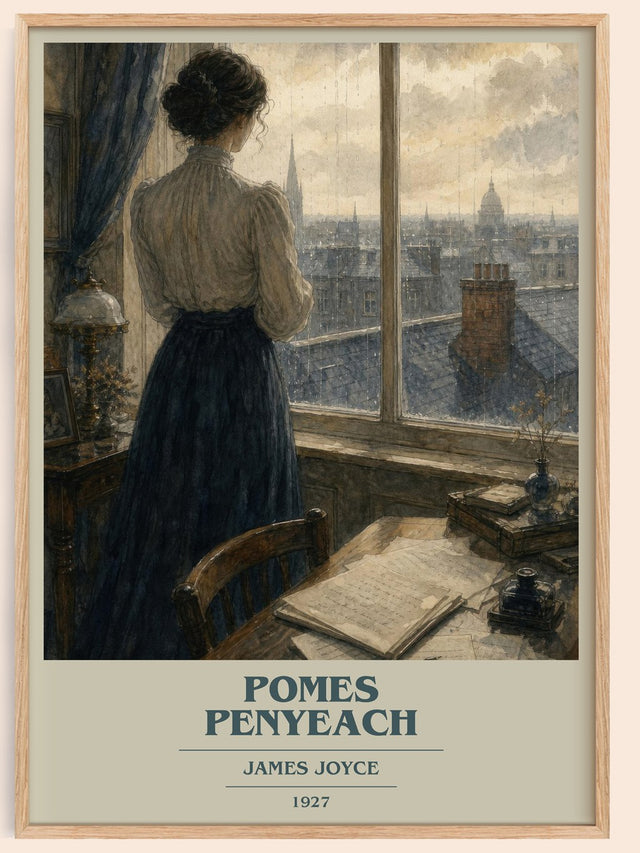 Pomes Penyeach Book Cover Poster by James Joyce
