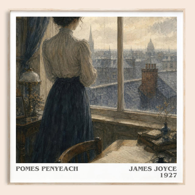 Pomes Penyeach Literary Art Print by James Joyce