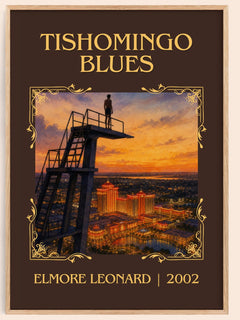 Tishomingo Blues Classic Book Art Print by Elmore Leonard – book poster
