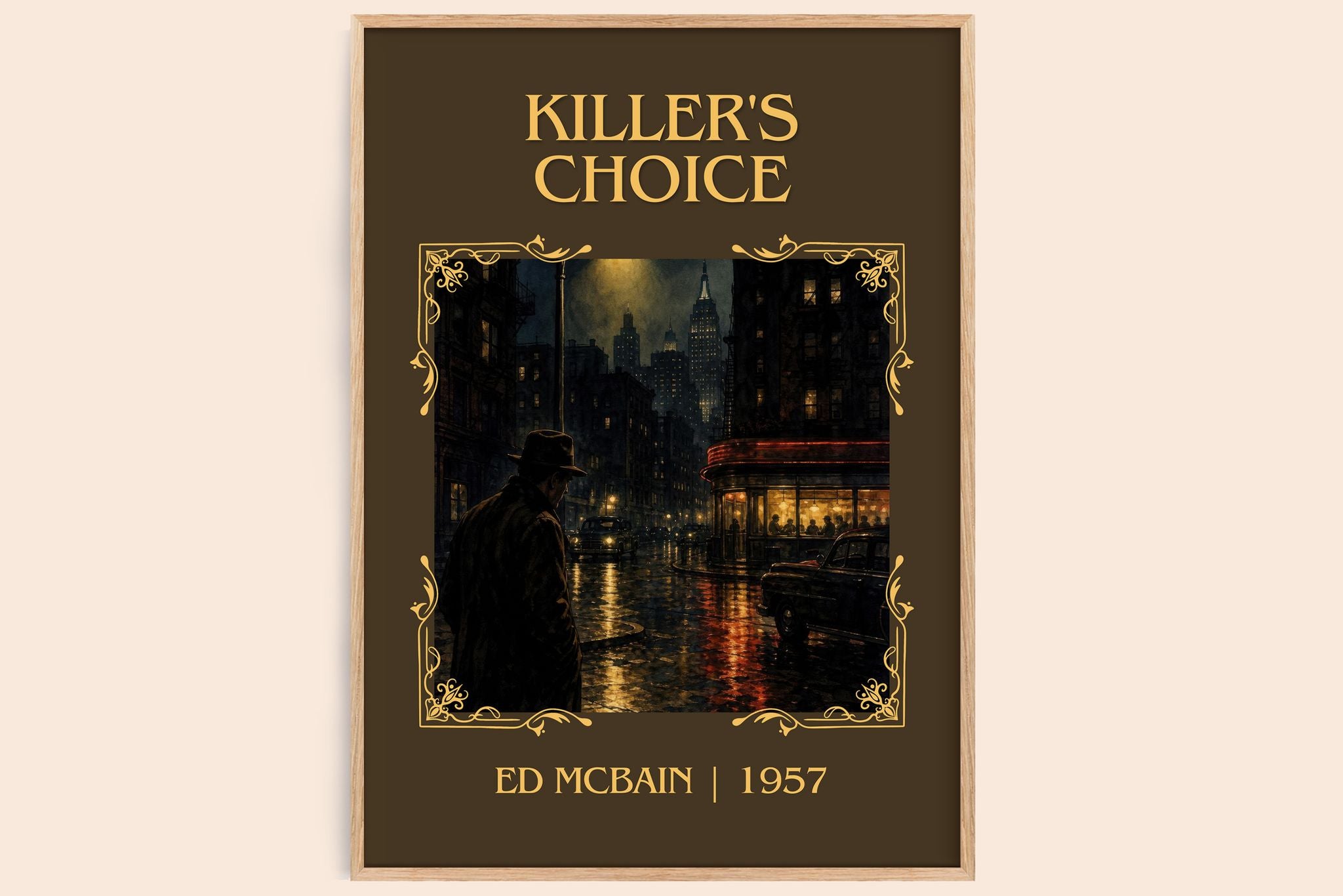 Killer's Choice Classic Book Art Print by Ed McBain