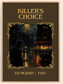 Killer's Choice Classic Book Art Print by Ed McBain – book poster