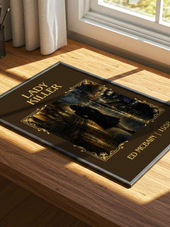 Lady Killer Classic Book Art Print by Ed McBain – print on a sunlit desk