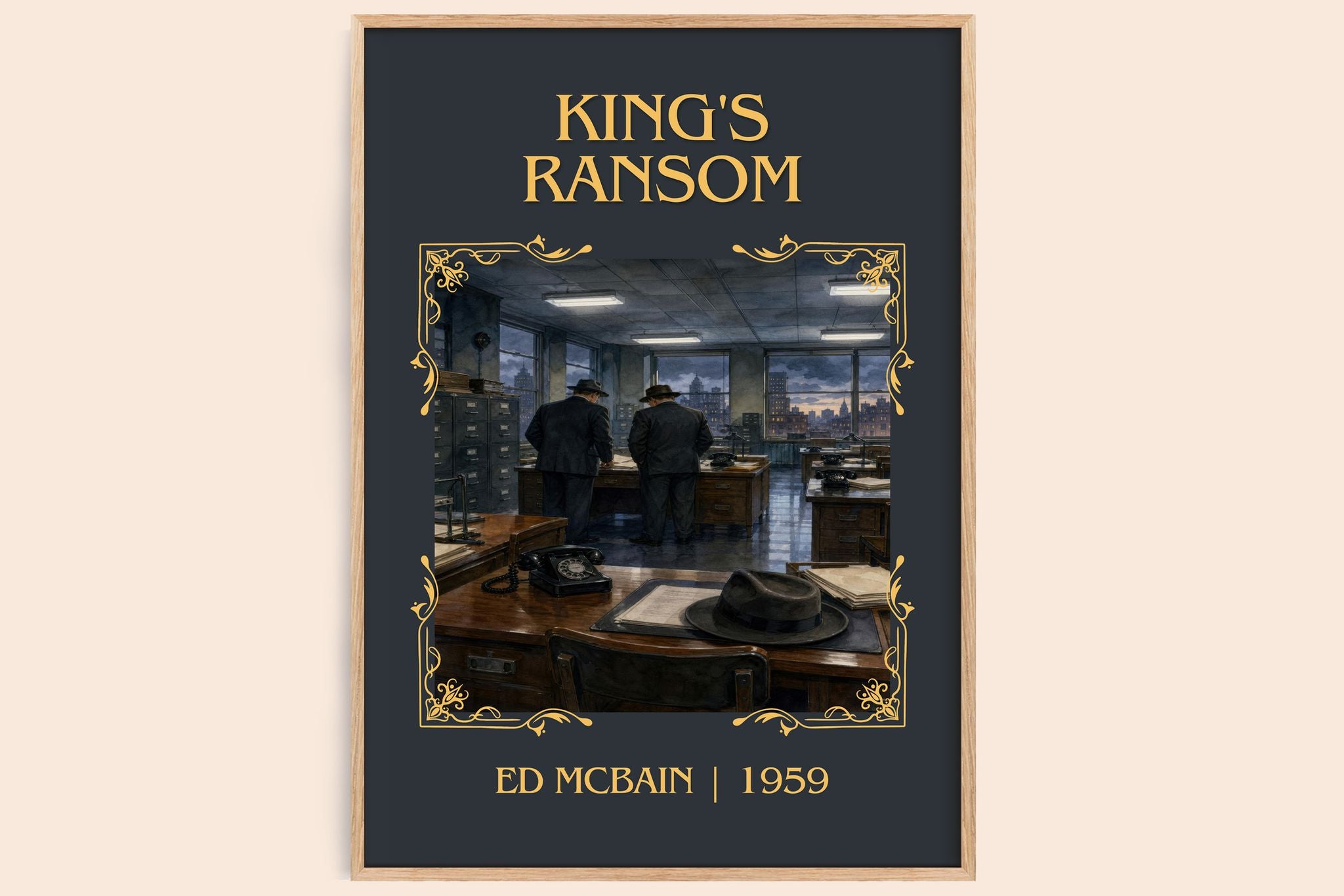 King's Ransom Classic Book Art Print by Ed McBain