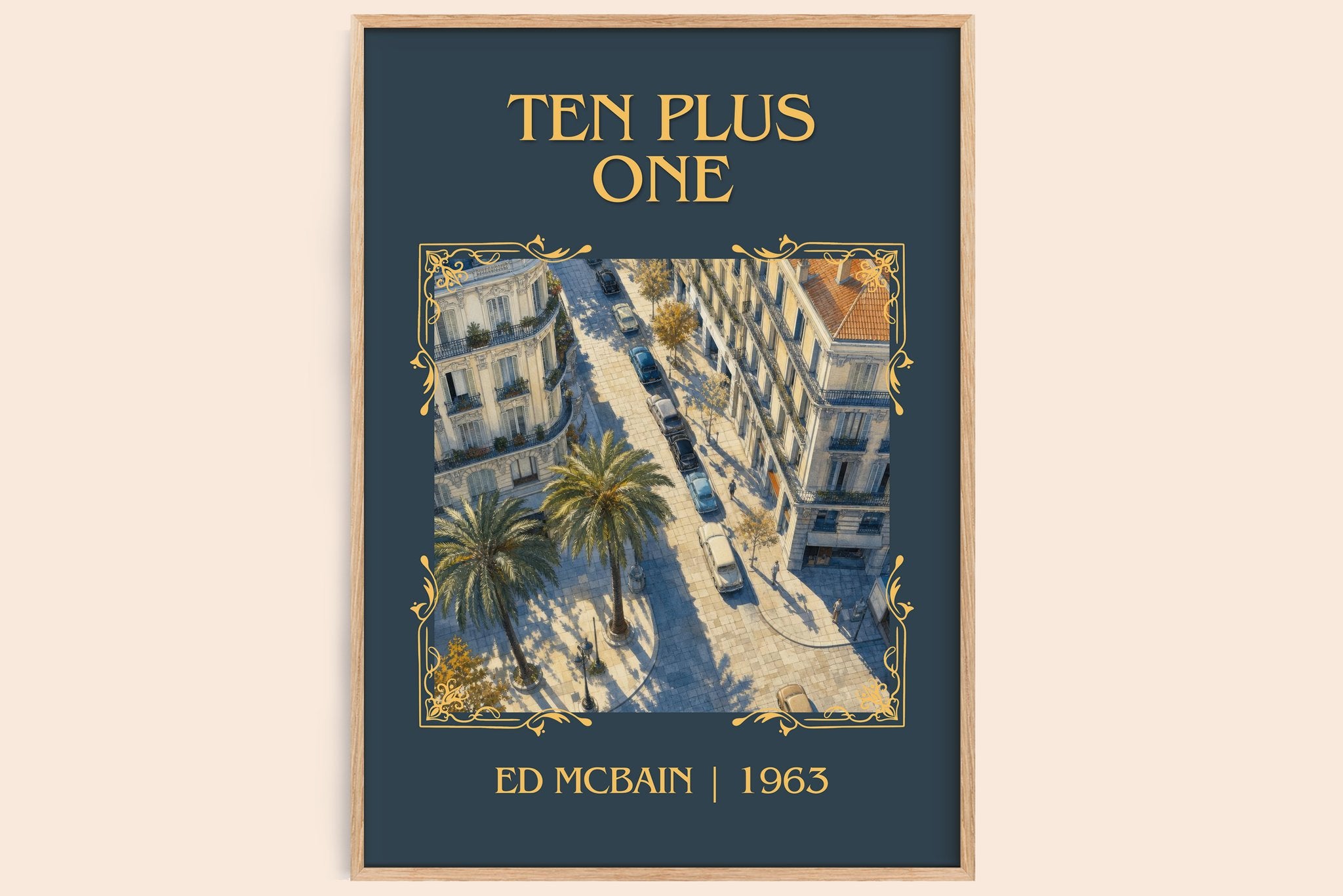 Ten Plus One Classic Book Art Print by Ed McBain