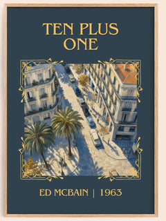 Ten Plus One Classic Book Art Print by Ed McBain – book poster