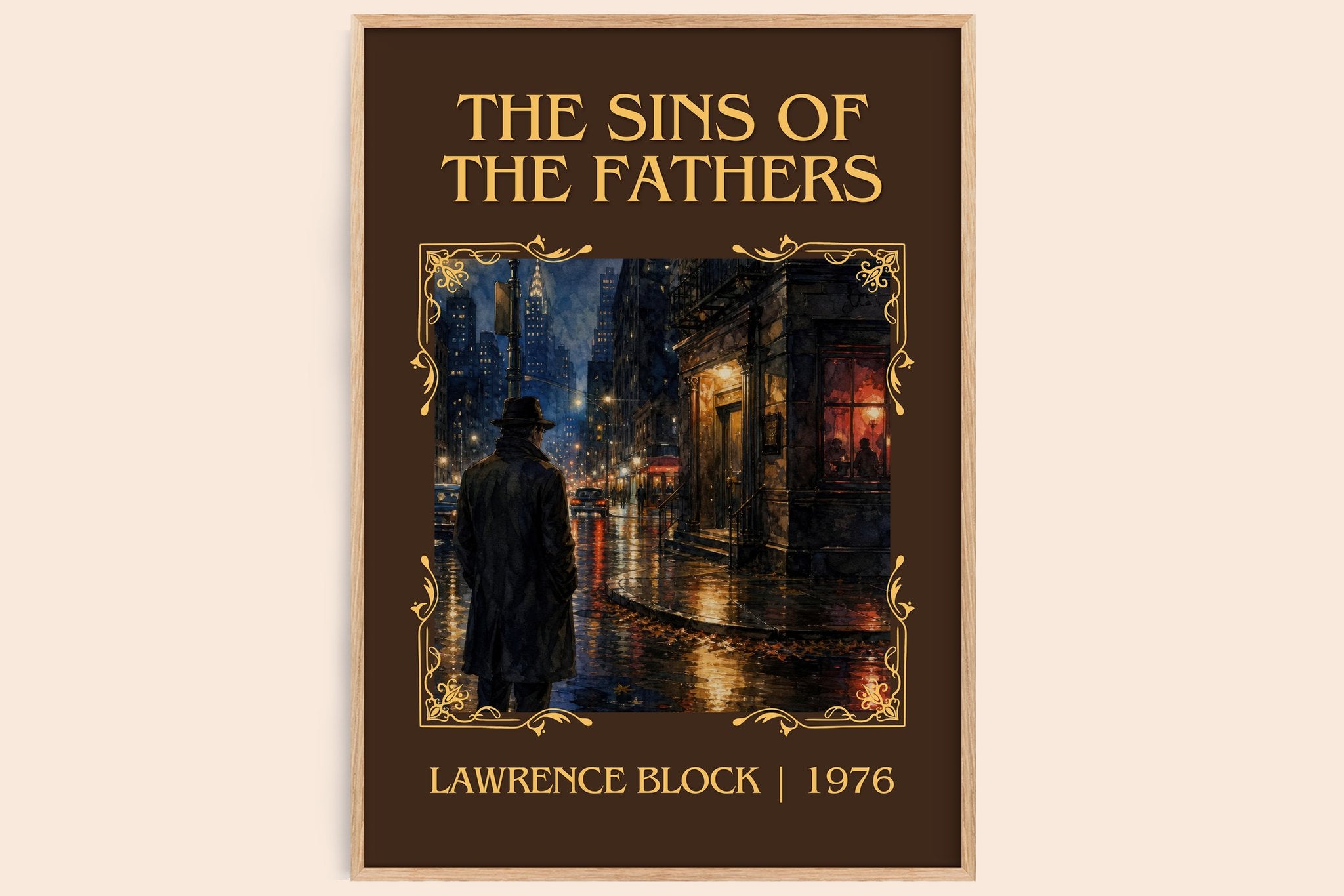 The Sins of the Fathers Classic Book Art Print by Lawrence Block