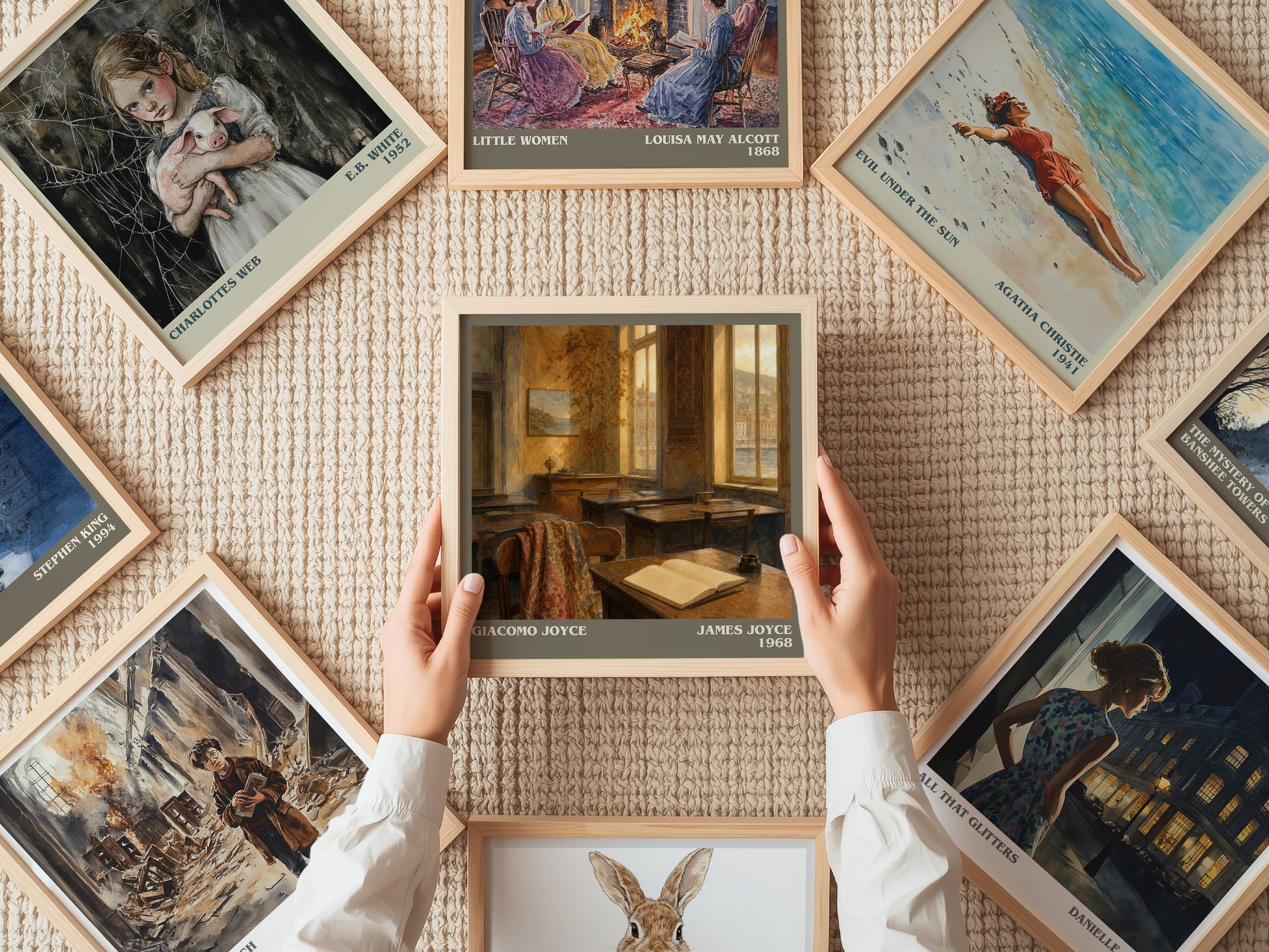 Giacomo Joyce literary book poster framed on wall – literary fiction wall art