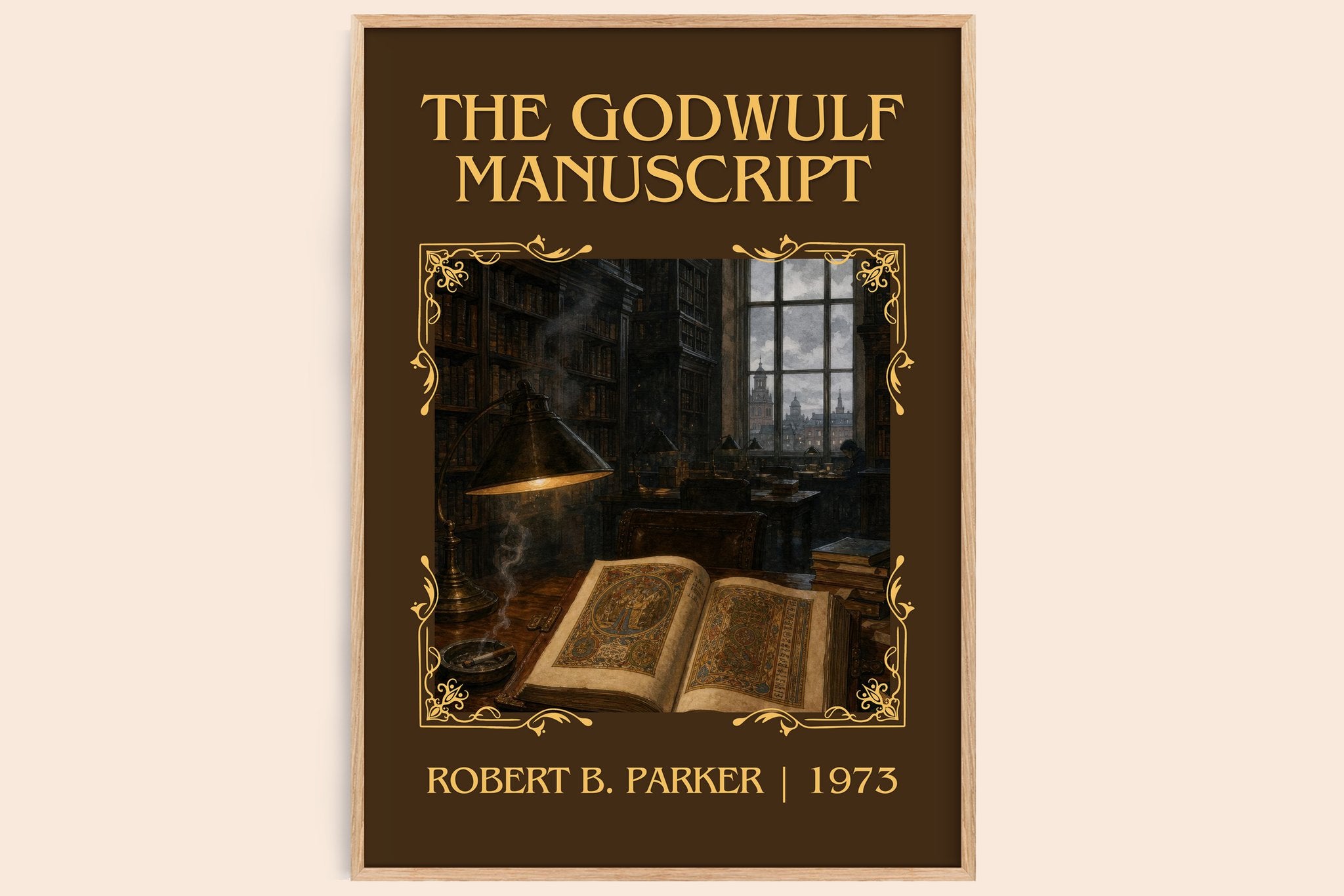 The Godwulf Manuscript Classic Book Art Print by Robert B. Parker