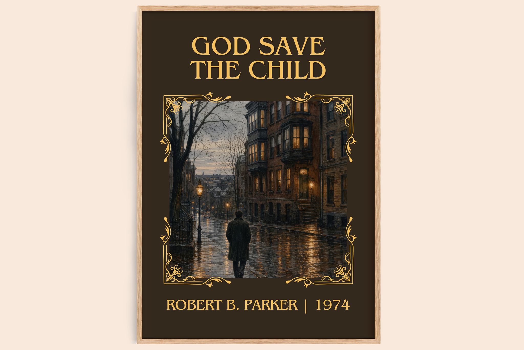 God Save the Child Classic Book Art Print by Robert B. Parker