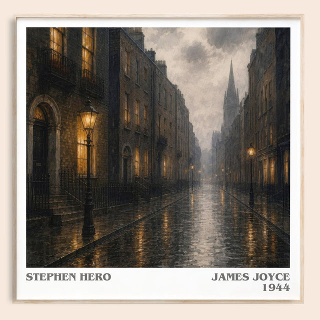 Stephen Hero Literary Art Print by James Joyce