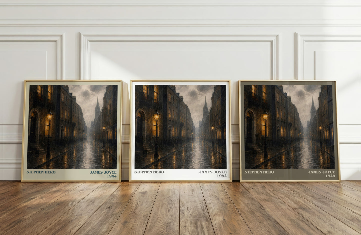 Stephen Hero literary art print colour and style options – James Joyce book art