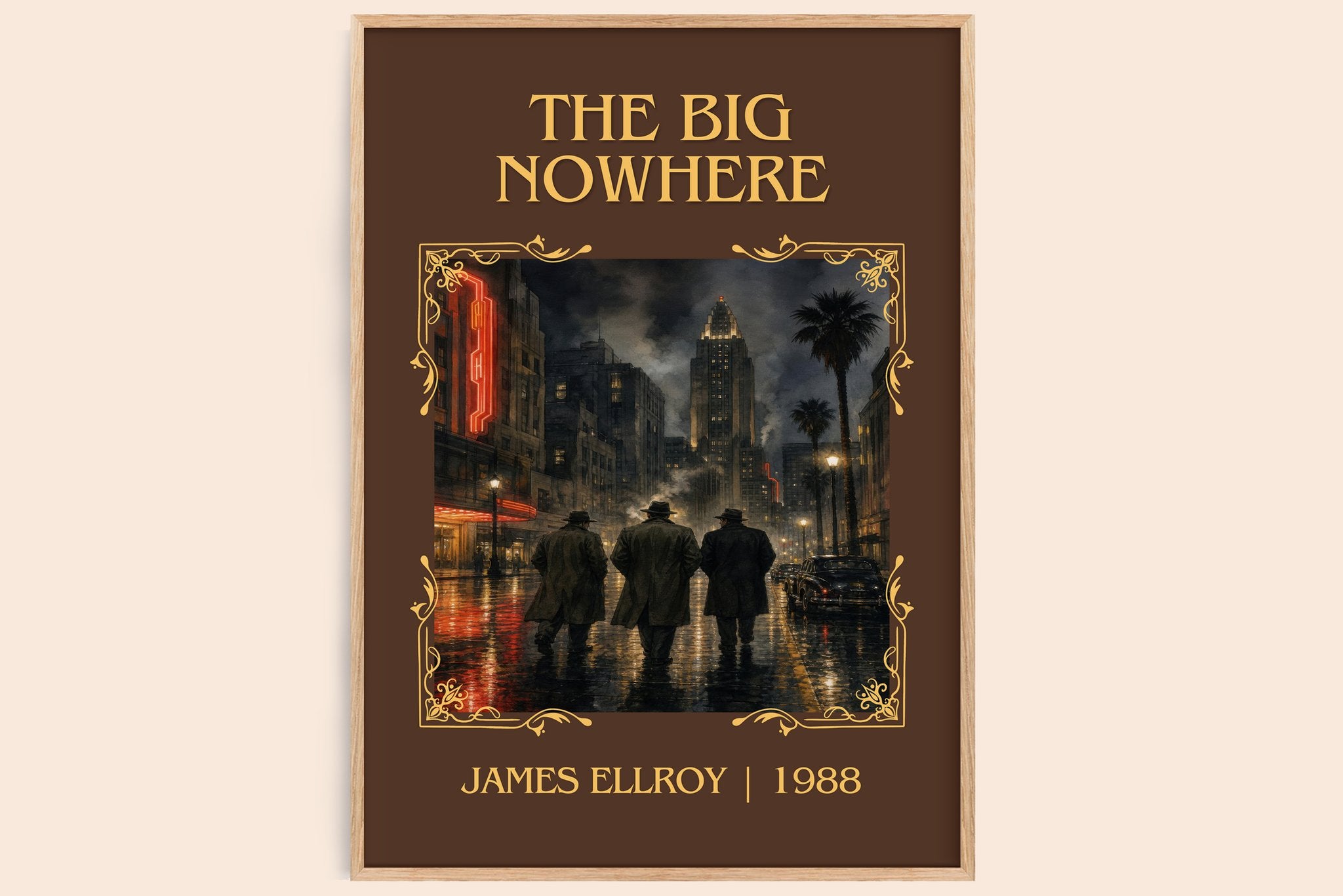 The Big Nowhere Classic Book Art Print by James Ellroy