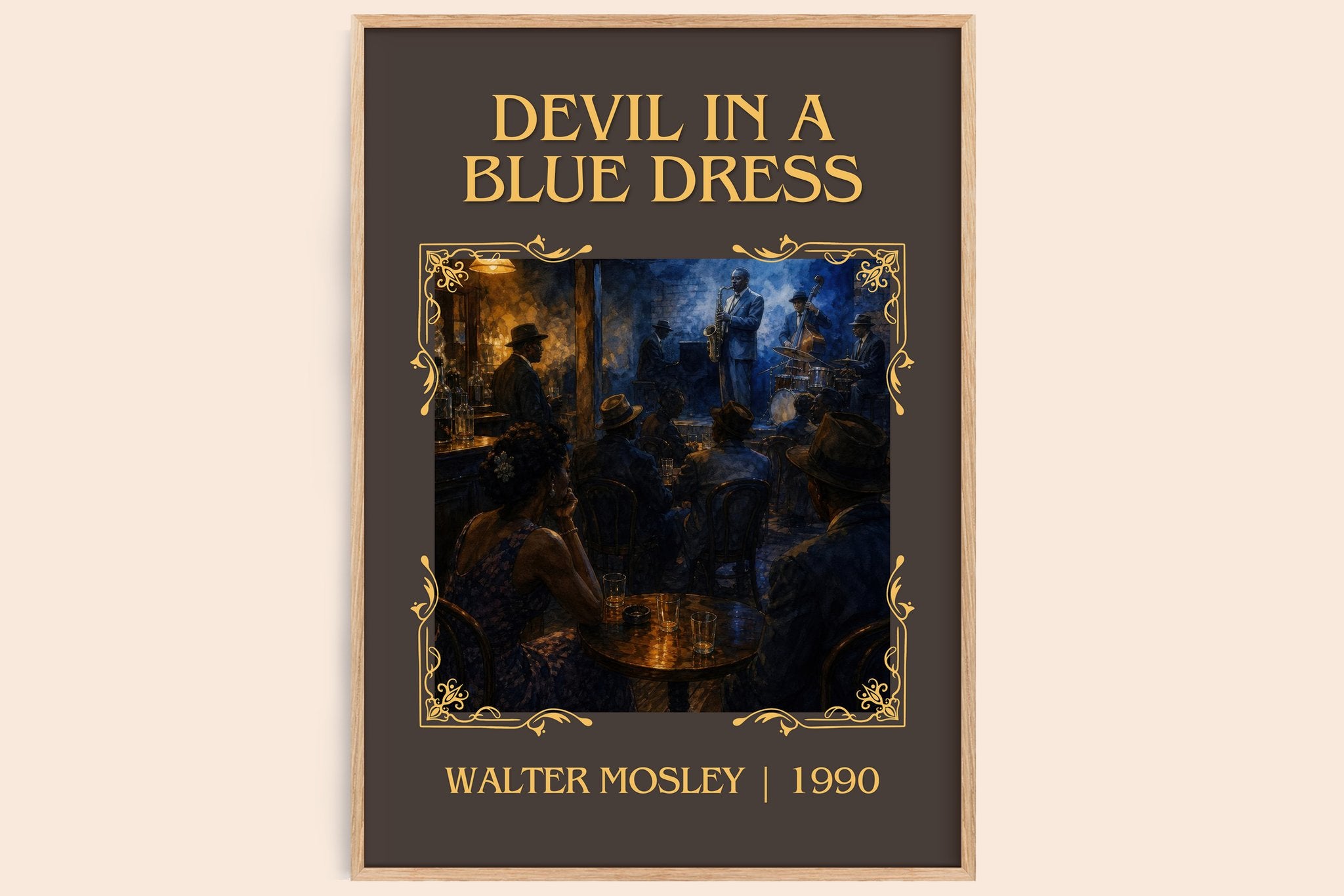 Devil in a Blue Dress Classic Book Art Print by Walter Mosley