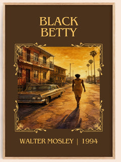 Black Betty Classic Book Art Print by Walter Mosley – book poster