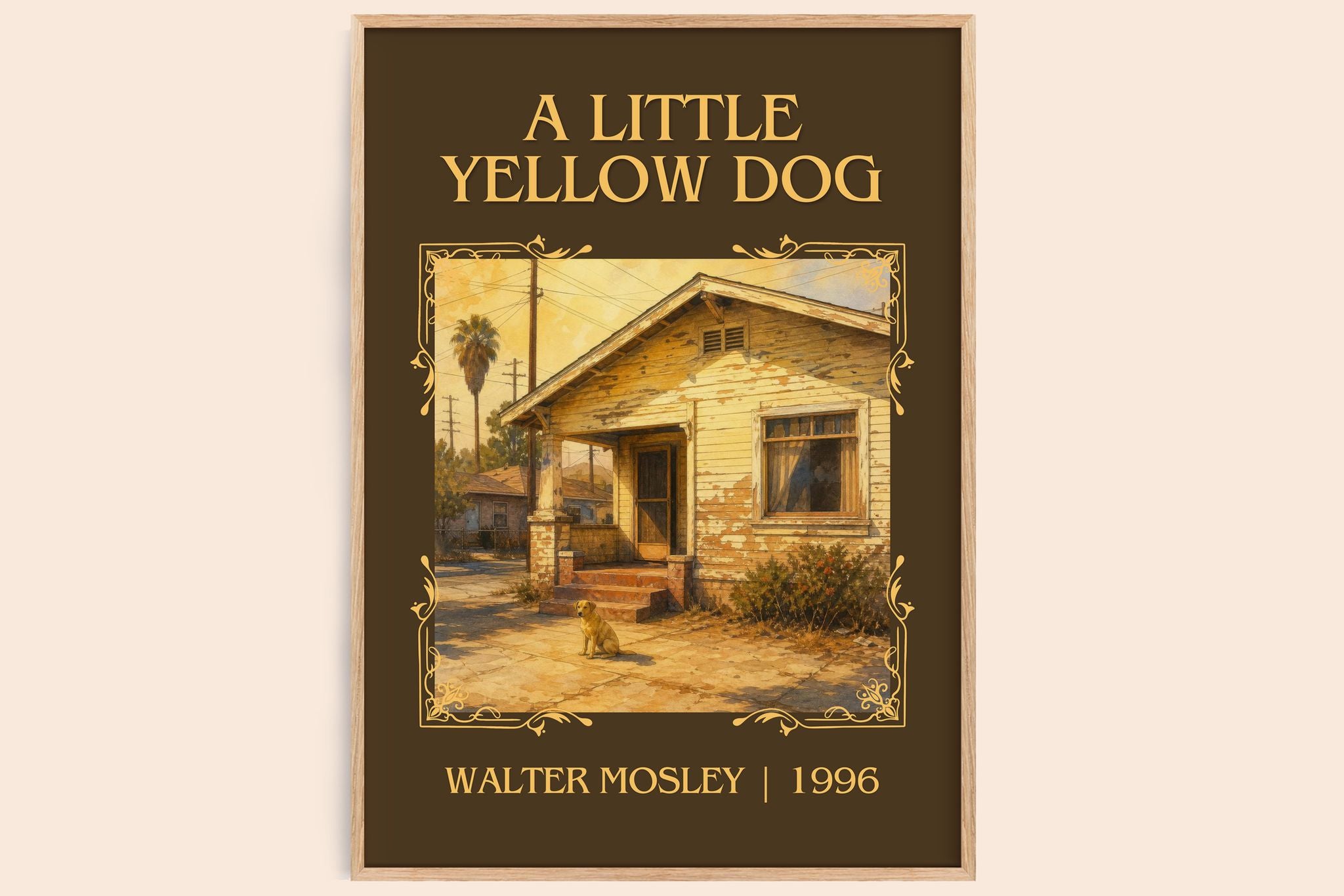 A Little Yellow Dog Classic Book Art Print by Walter Mosley