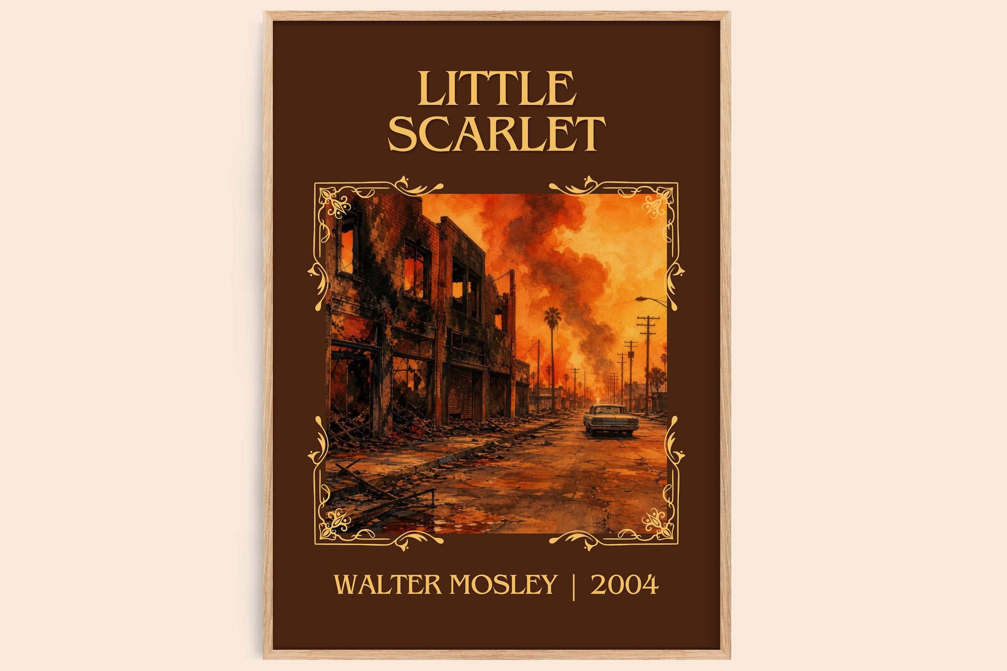 Little Scarlet Classic Book Art Print by Walter Mosley