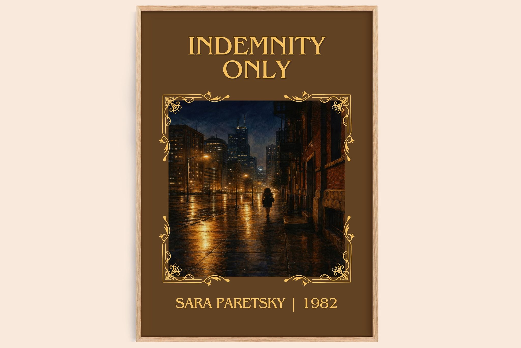 Indemnity Only Classic Book Art Print by Sara Paretsky