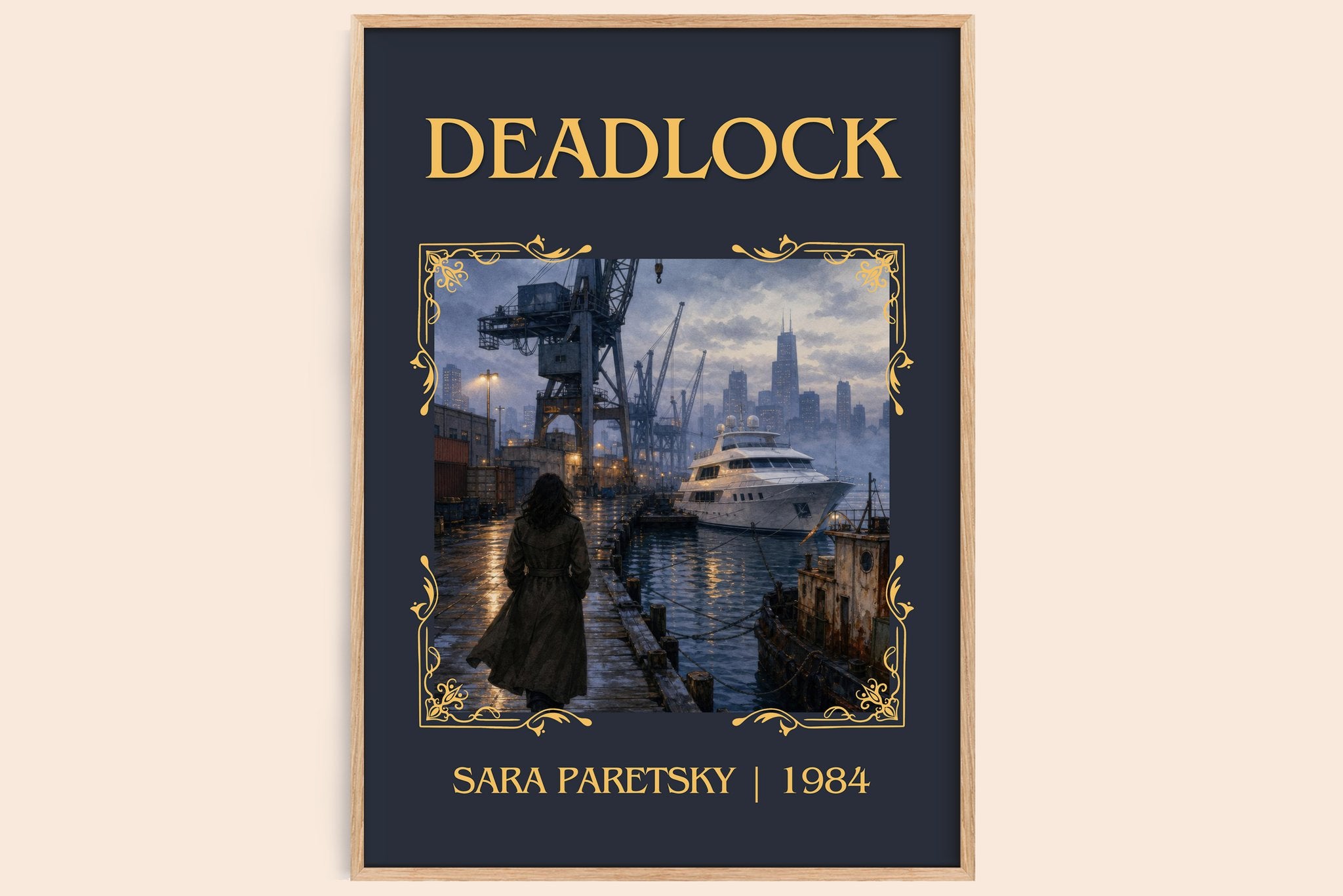 Deadlock Classic Book Art Print by Sara Paretsky