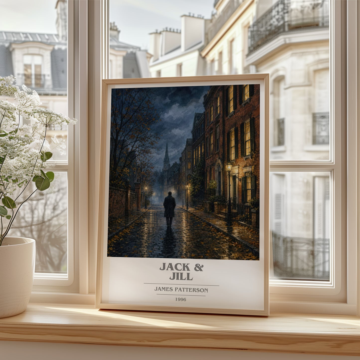 Jack & Jill book cover poster colour and style options – James Patterson book art