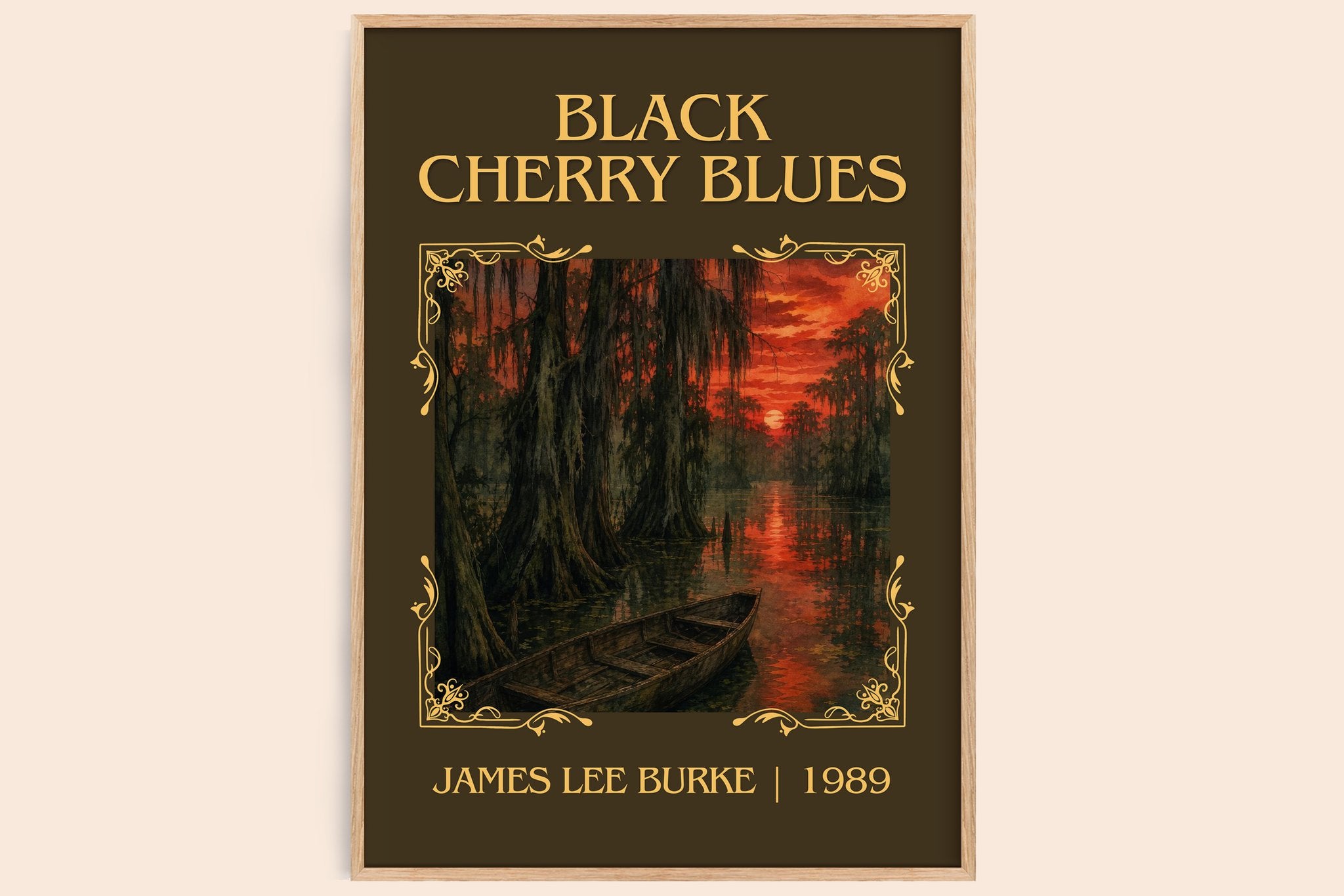 Black Cherry Blues Classic Book Art Print by James Lee Burke