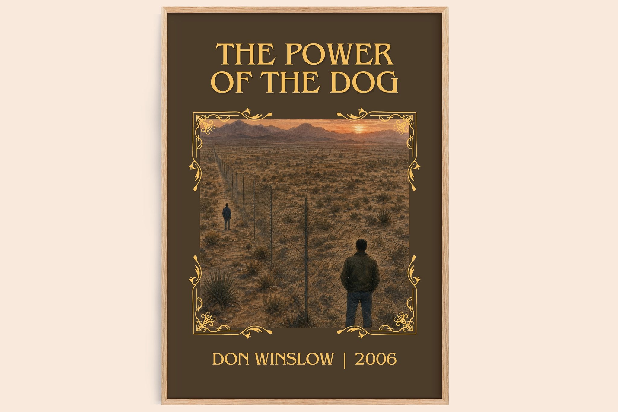 The Power of the Dog Classic Book Art Print by Don Winslow