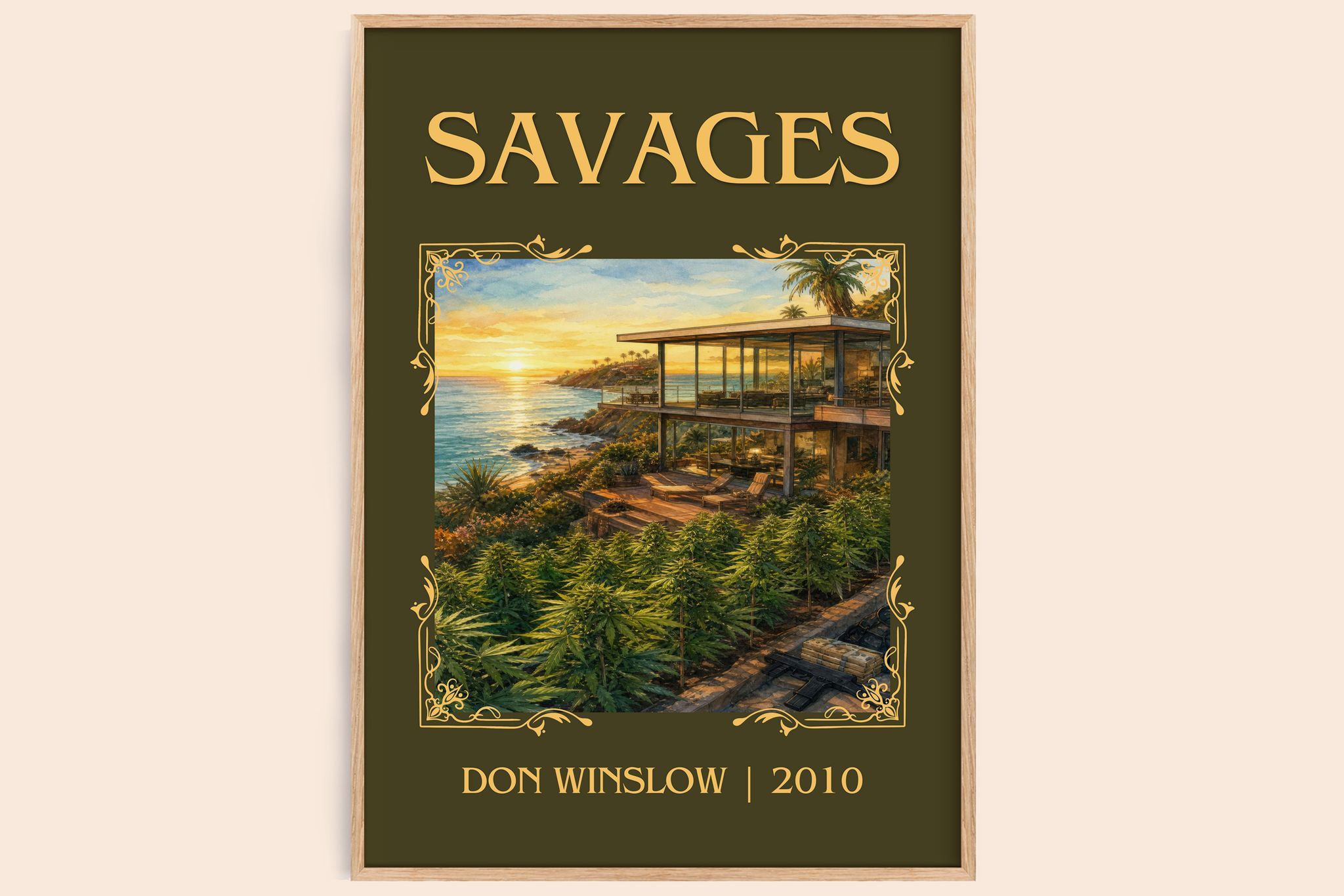 Savages Classic Book Art Print by Don Winslow