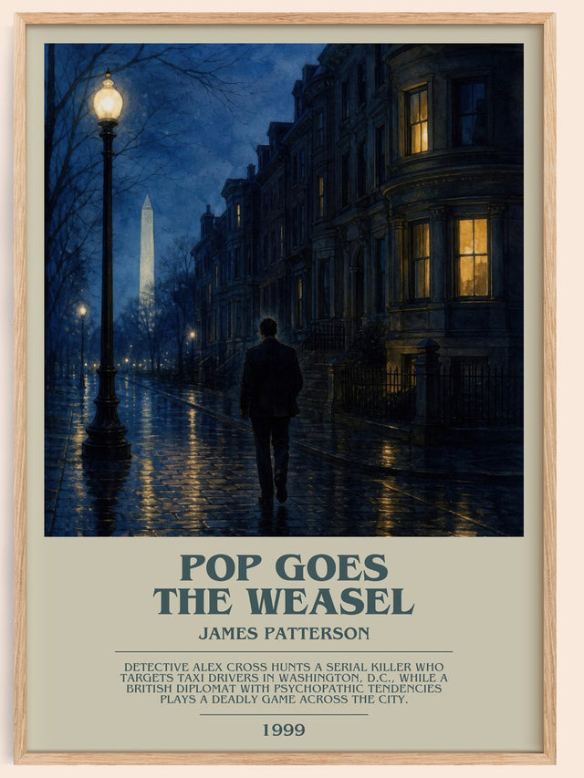 Pop Goes The Weasel Bookish Wall Art by James Patterson