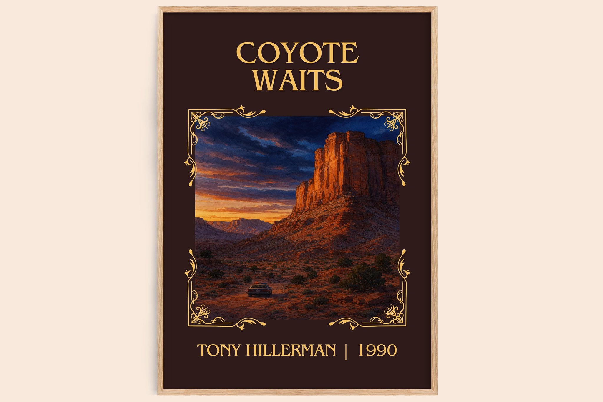 Coyote Waits Classic Book Art Print by Tony Hillerman