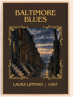 Baltimore Blues Classic Book Art Print by Laura Lippman – book poster
