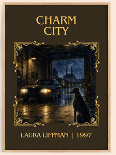 Charm City Classic Book Art Print by Laura Lippman – book poster