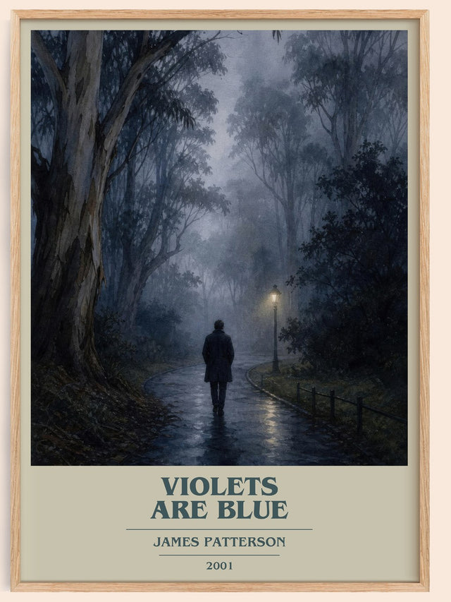 Violets Are Blue Book Cover Poster by James Patterson