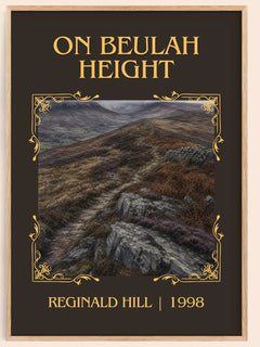 On Beulah Height Classic Book Art Print by Reginald Hill – book poster