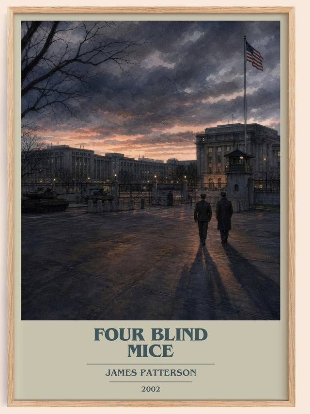 Four Blind Mice Book Cover Poster by James Patterson