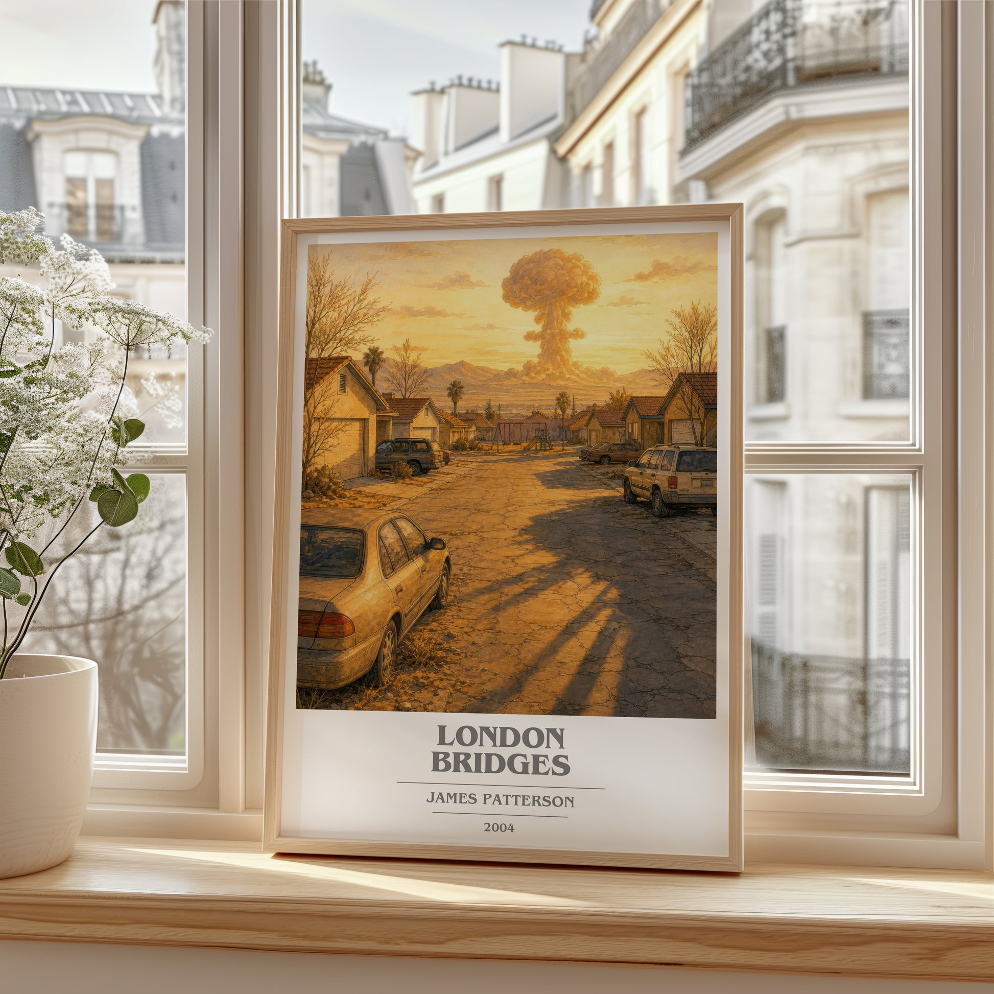 London Bridges book cover poster colour and style options – James Patterson book art