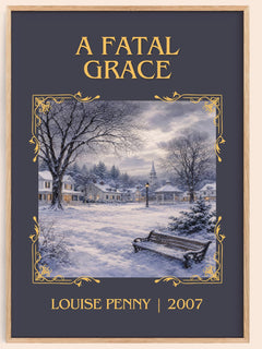 A Fatal Grace Classic Book Art Print by Louise Penny – book poster