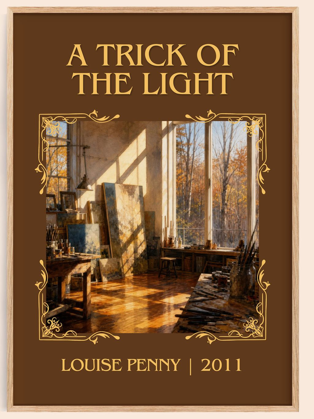 A Trick of the Light Classic Book Art Print by Louise Penny – book poster