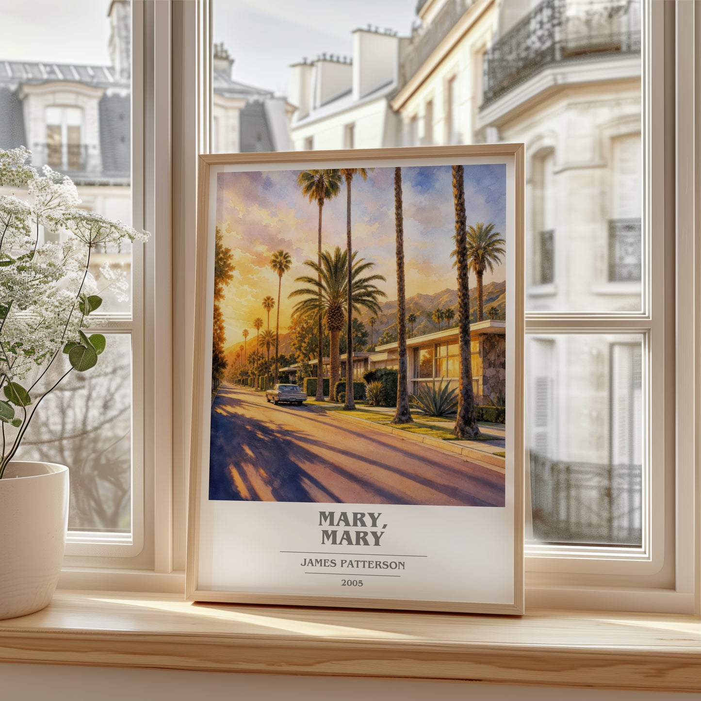 Mary, Mary book cover poster colour and style options – James Patterson book art