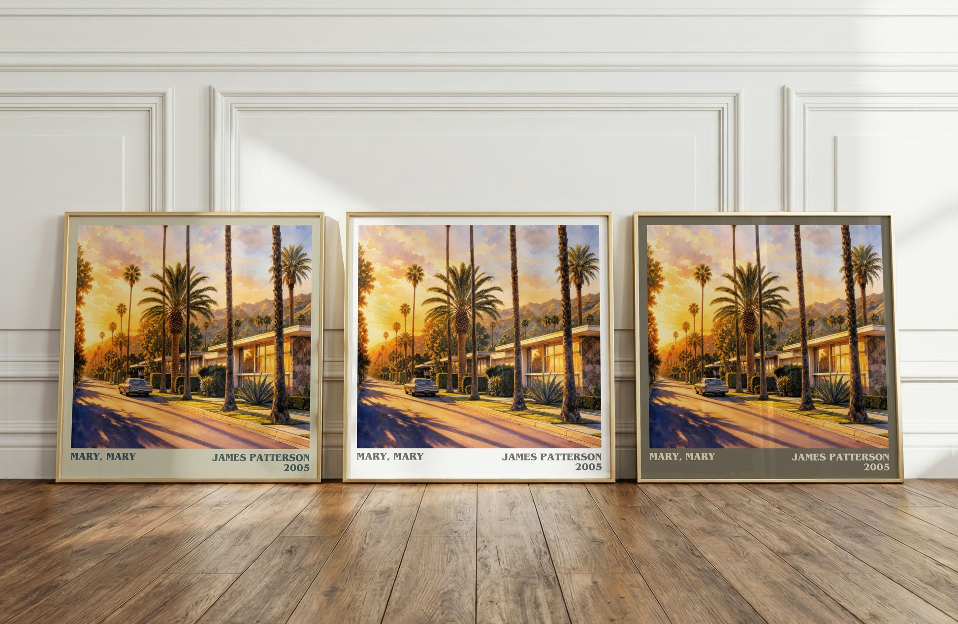 Mary, Mary literary art print colour and style options – James Patterson book art