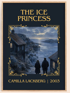 The Ice Princess Classic Book Art Print by Camilla Läckberg – book poster