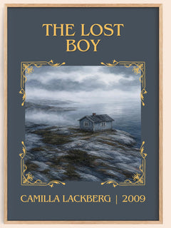 The Lost Boy Classic Book Art Print by Camilla Läckberg – book poster