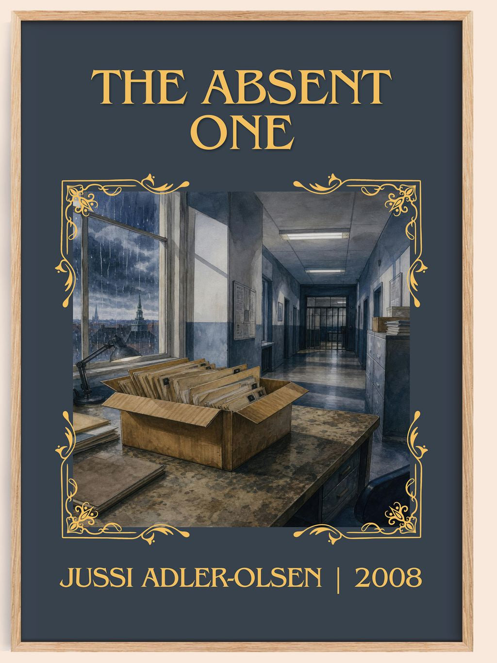The Absent One Classic Book Art Print by Jussi Adler-Olsen – book poster