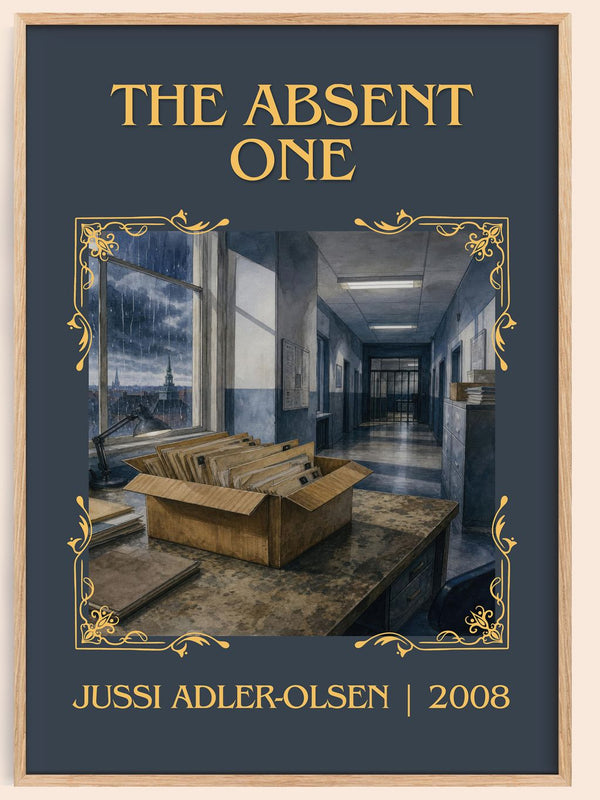 The Absent One Classic Book Art Print by Jussi Adler-Olsen – book poster