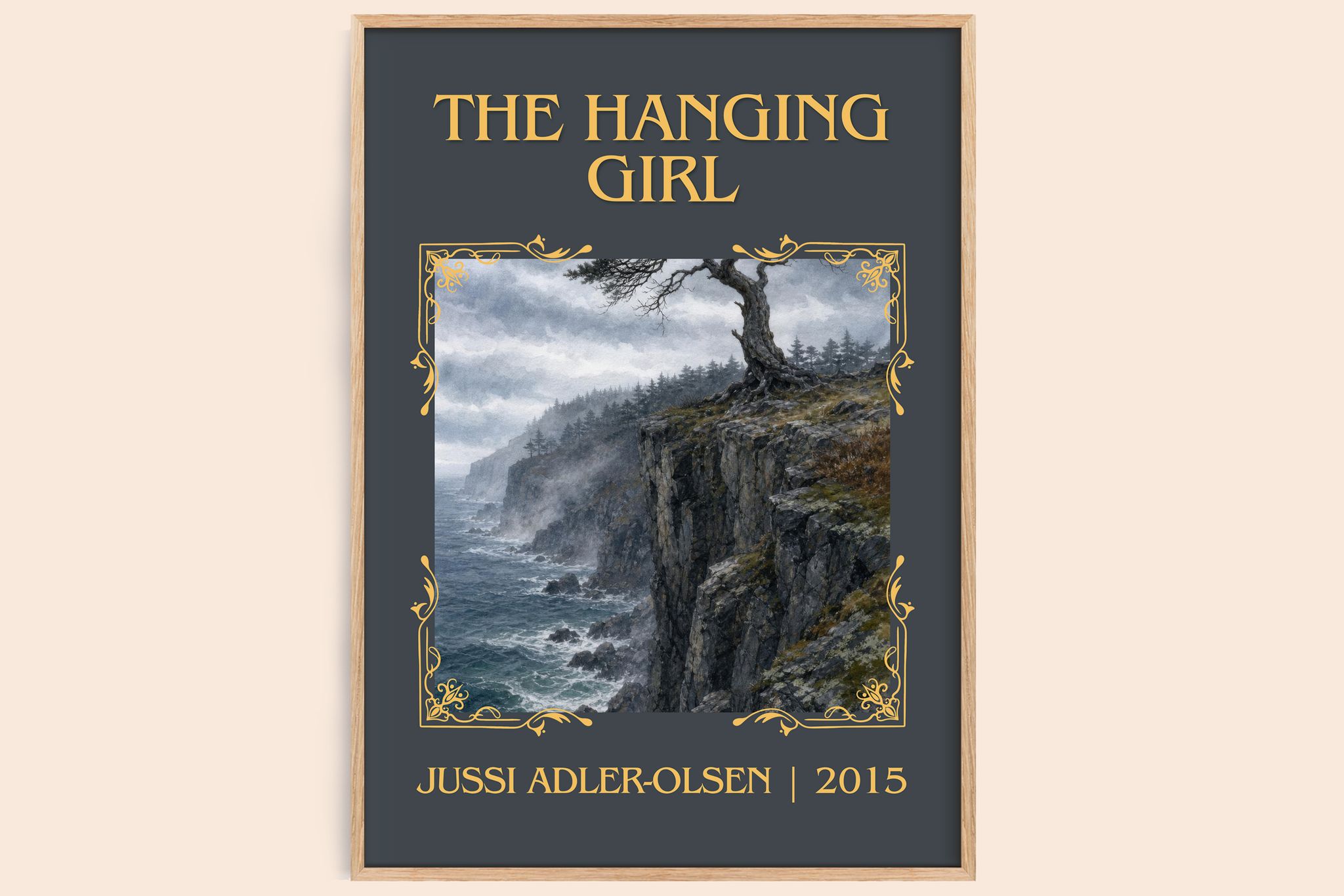 The Hanging Girl Classic Book Art Print by Jussi Adler-Olsen