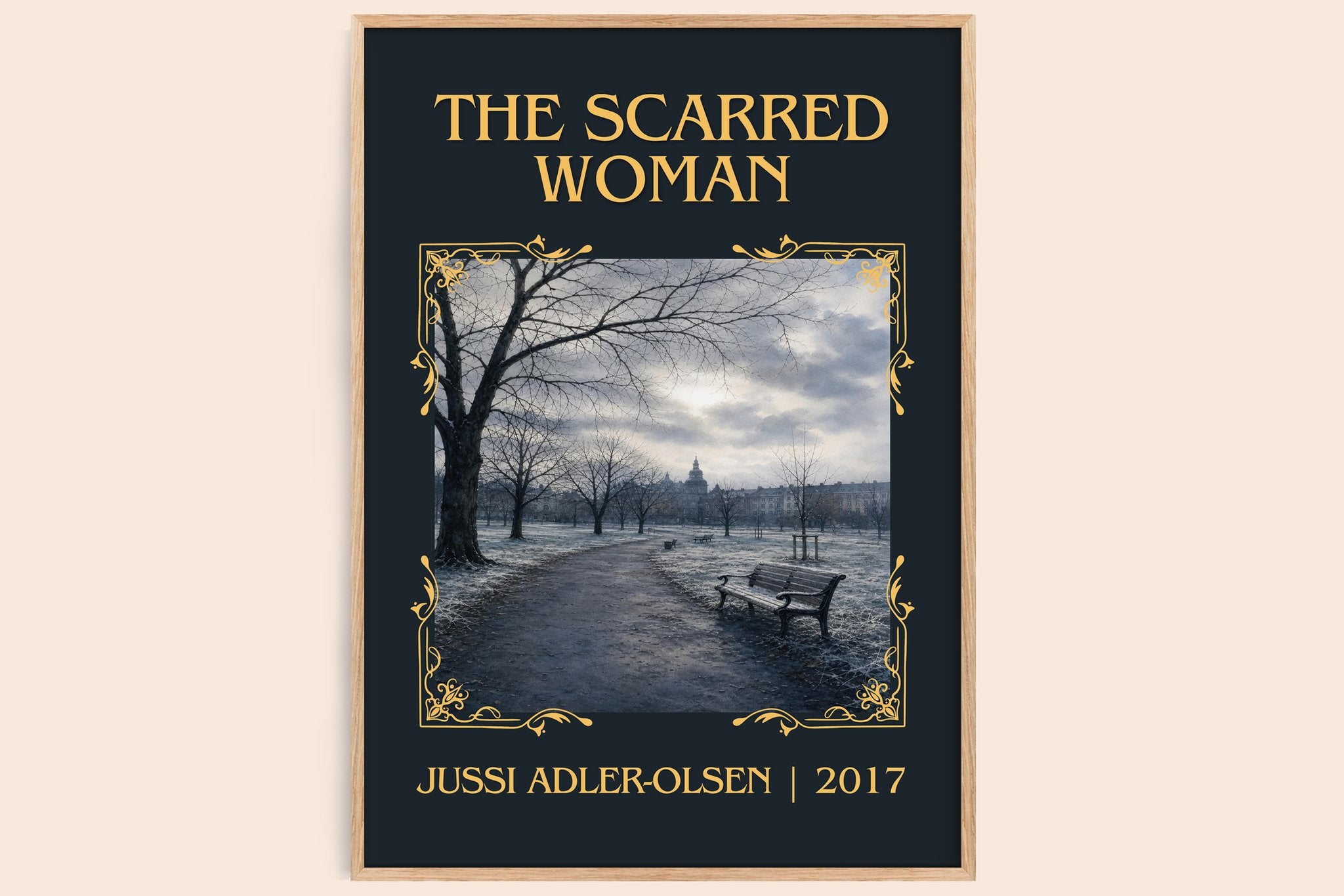 The Scarred Woman Classic Book Art Print by Jussi Adler-Olsen