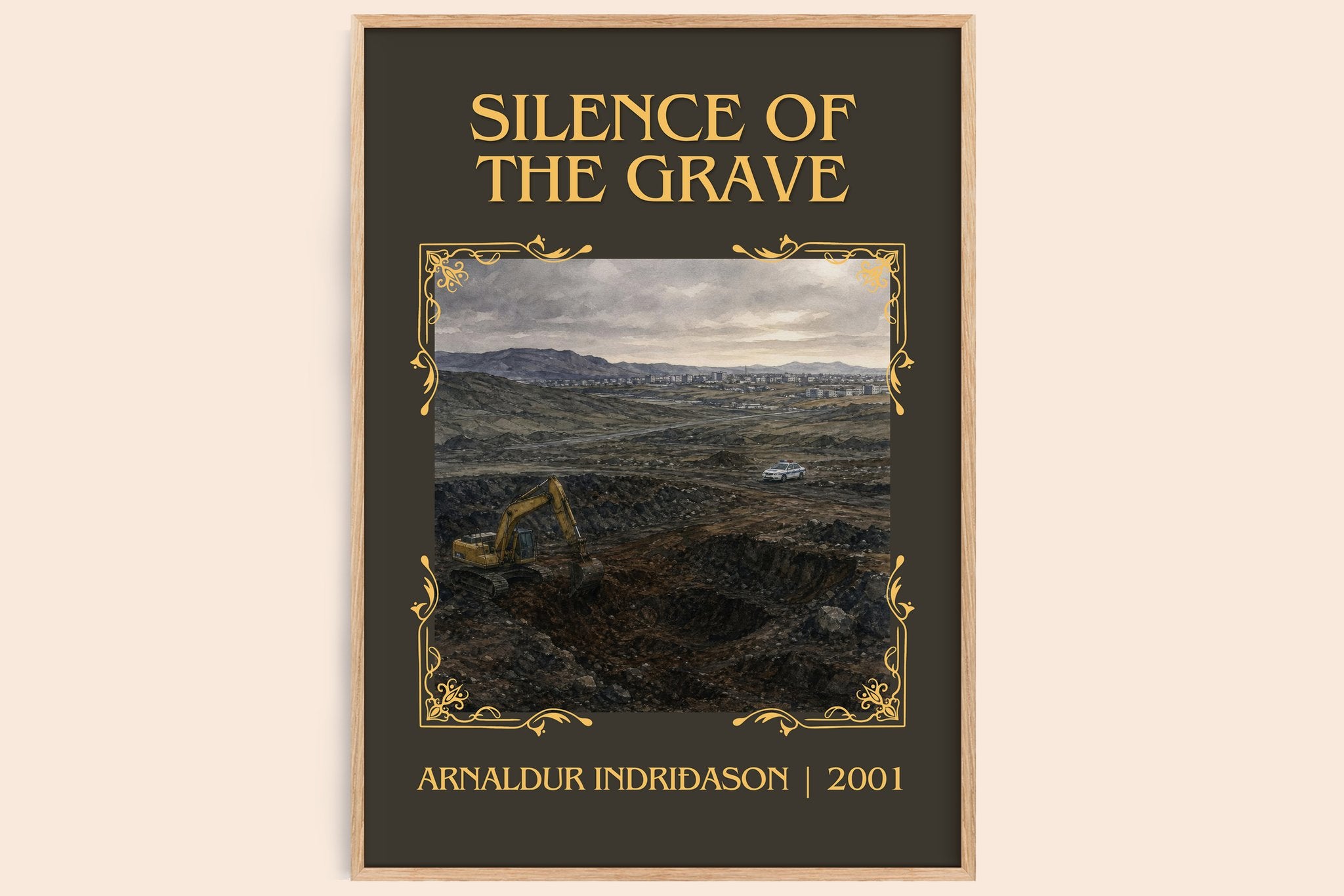 Silence of the Grave Classic Book Art Print by Arnaldur Indriðason