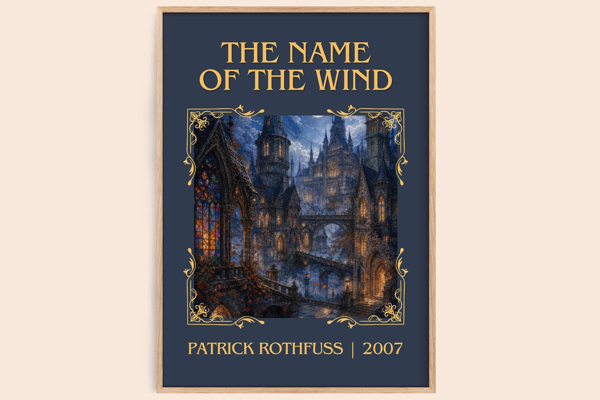 The Name of the Wind Classic Book Art Print by Patrick Rothfuss