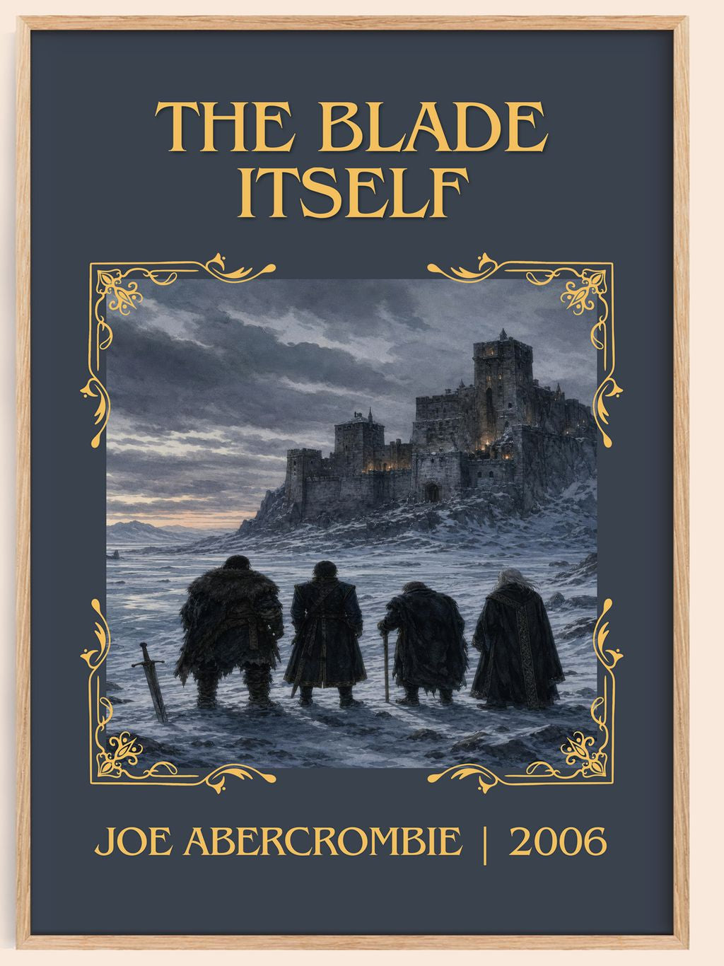 The Blade Itself Classic Book Art Print by Joe Abercrombie – book poster