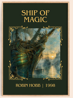 Ship of Magic Classic Book Art Print by Robin Hobb – book poster