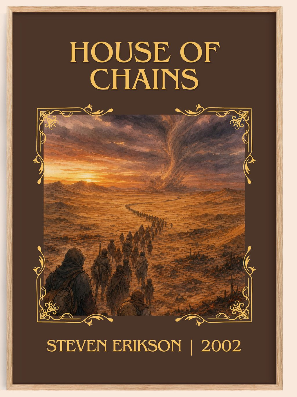 House of Chains Classic Book Art Print by Steven Erikson – book poster