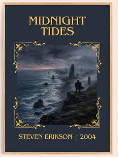Midnight Tides Classic Book Art Print by Steven Erikson – book poster